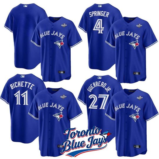 Personalized Toronto Blue Jays Royal Jersey, Custom Name & Number, Embroidered Gift