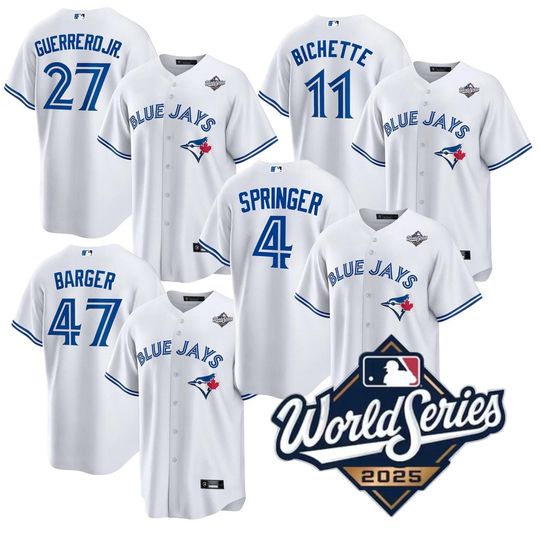 Discover Personalized Toronto Blue Jays Jersey, Custom Name & Number, Embroidered Gift