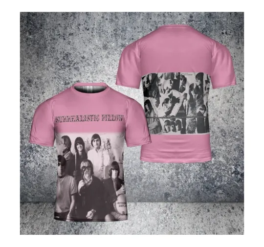 Discover Jefferson Airplane Surrealistic Pillow Album Cover 3D T-Shirt