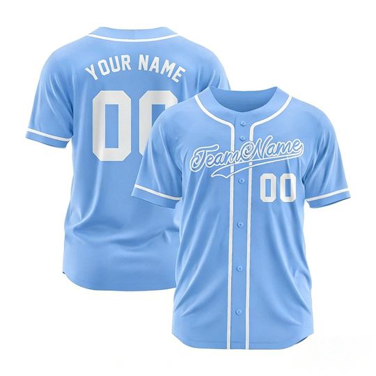 Discover Custom Baseball Jersey, Personalized Team Name & Number, Multiple Colors Baseball Shirt