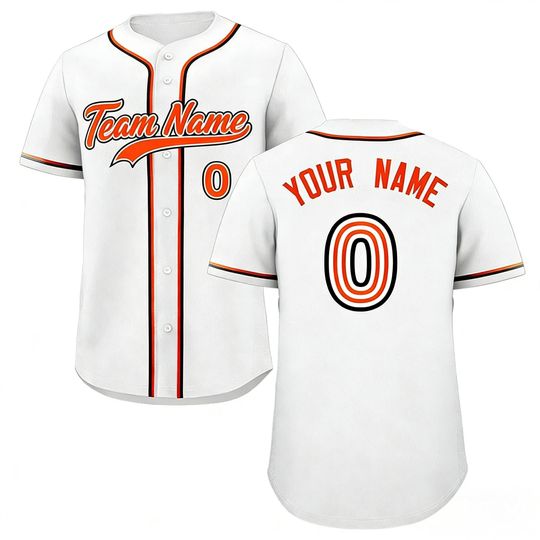 Discover Custom Baseball Jersey, Personalized Team Name & Number, Multiple Colors Baseball Shirt