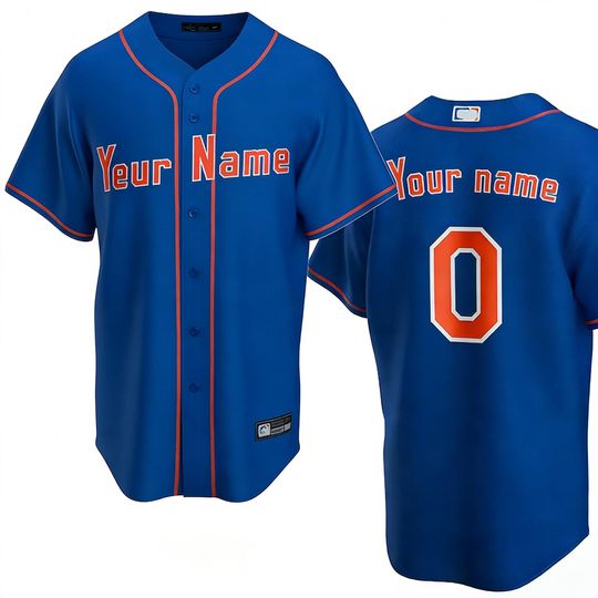 Discover New York Mets Royal Blue Baseball Jersey | Classic Alternate MLB Fan Apparel