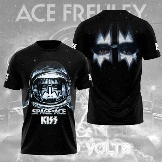 KISS x Ace Frehley 3D Apparel Tshirt