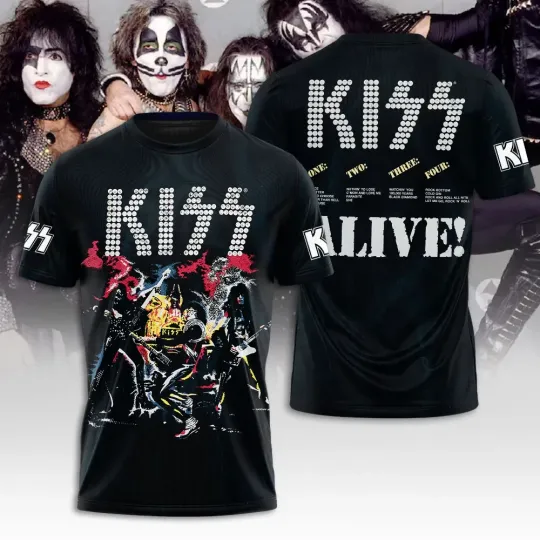 Discover KISS 3D Apparel Tshirt
