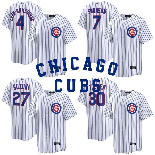 Personalized Chicago Cubs White , Custom Name & Number, 2025 City Connect Limited Jersey Gift