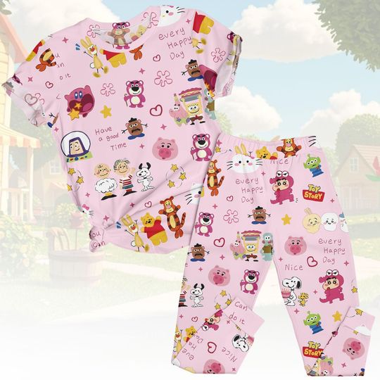 Toy Story Shirt & Pants PJs, Buzz Lightyear Matching Pajamas, Woody Pyjama Set, Family Sleepwear, Gift for Pixar Fan