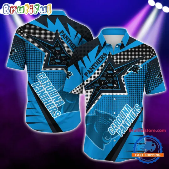 football Carolina Panthers Special Football Team Star Hawaiian Shirts