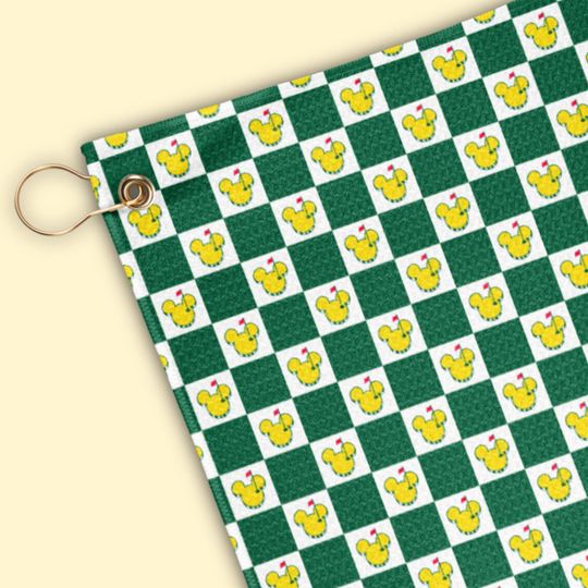 Discover Mouse-ters Mickey Golf Tournament Inspired Golf Towel | Disney Dad Golf Accessories