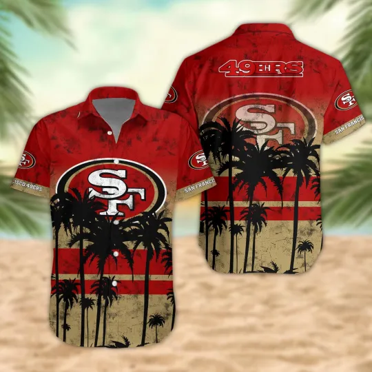 San Francisco 49ers Desert Sunset Hawaiian, Gift For Fans, Gift For Friends