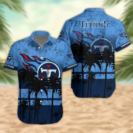 Tennessee Titans Desert Sunset Hawaiian Shirt, Gift For football Fans