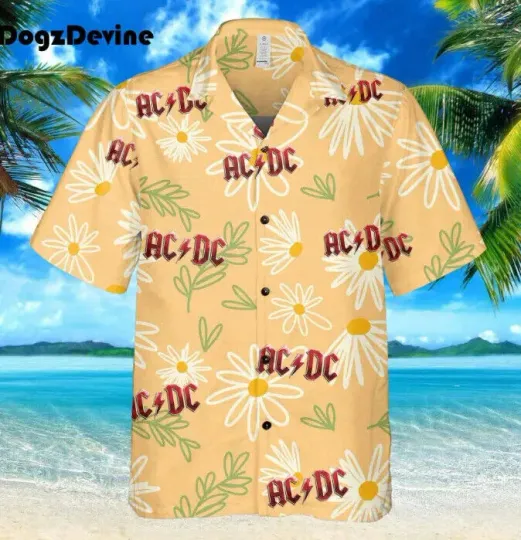 Discover AC-DC Hawaiian shirt,, summer hawaiian shirt aloha cute tropical. art12