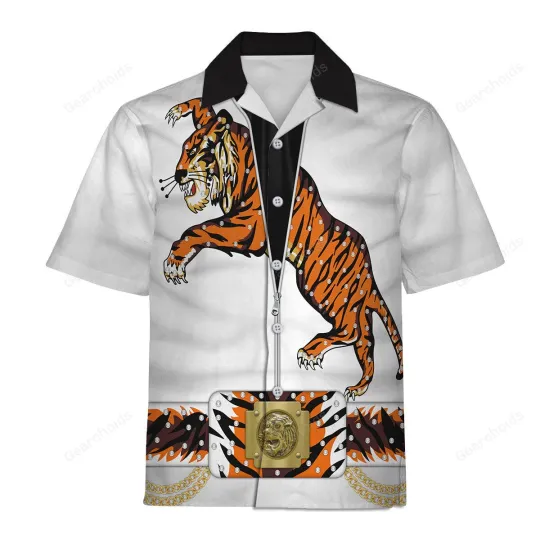 Elvis Presley Tiger Costume Hawaiian Shirt
