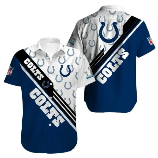 Indianapolis Colts Storm Surge football Hawaiian Shirt, Gift For Friend
