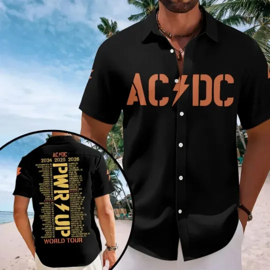World Tour 2026 Short Sleeve Button-Down Shirt