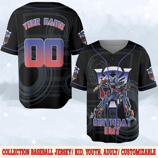 Discover Personalized Transformer Jersey Shirt, Transformer Baseball Jersey, Auto Bots Baseball Jersey