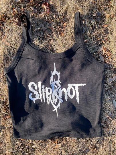 Discover SP KNOT Nu Metal Band Shirt - Baby Tee, Tank Top, Long Sleeve, or Tube Top | Alt Festival Concert Outfit  Custom Glitter & Color Options