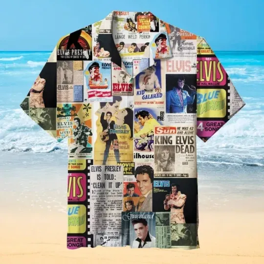 Discover Elvis Aron Presley King 8211 Hawaiian Shirt 8211 Owl Ohh_o1m_56
