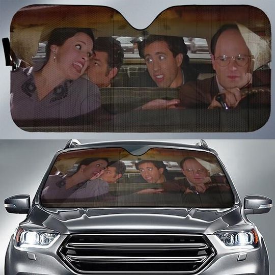 Discover Seinfield Movies Car Sun Shade, George Costanza The Bris Car Auto Sunshade, Funny Vintage Movie Car Windshied, Retro Movie Car Accessory