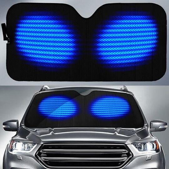 Discover Disneyland Wall-E Eyes Car Sunshade, Disneyworld Wall-E Car Sun Shade, Disneyland Movie Car Sunshade, Wall-E Magic kingdom Sunshade