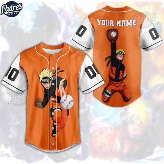 Personalized Narutoo Baseball Jersey For Fans