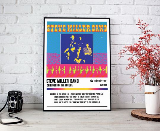 Steve Miller Band Poster, Children Of The Future Album Poster, Music Poster, Album Cover Poster, Music Gift
