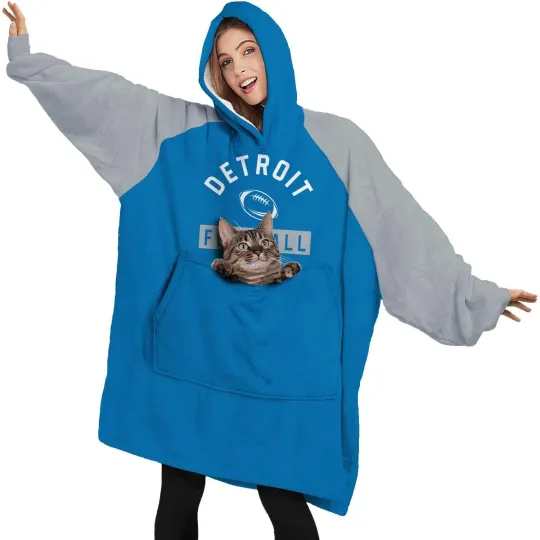 Discover Football City Oversized Blanket Hoodie