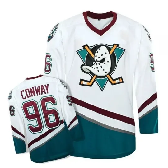 Discover The Mighty Ducks Movie Ice Hockey Jersey 96 Conway