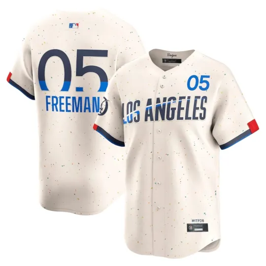 Discover Men's Dodgerss #5 Freddie Freeman 2024 City Connect Limited Printed Jersey