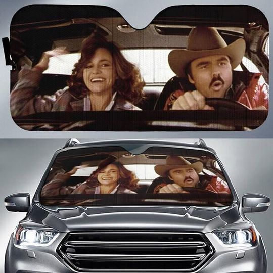 Discover Smokey and the Bandit Car SunShade, 90s Movies Bandit And Carrie On Driving Car Car Sun Shade, Funny Movie Car Windshield, Car Accessories