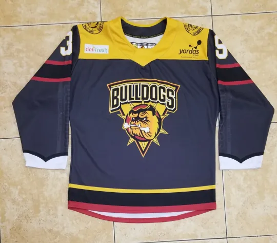 Discover Bradford Bulldogs Ice Hockey Jersey #39 Men's