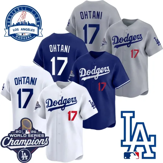 Discover Men's #17 Shohei Ohtani 2025 World Series Champions Limited Printed Jersey