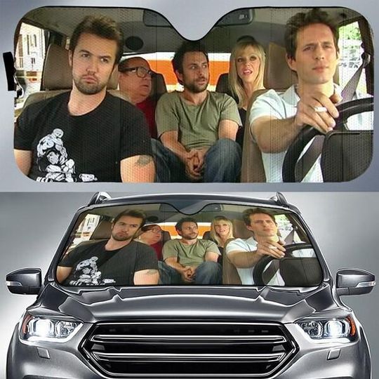 Discover It's Always Sunny in Philadelphia Car Sun Shade, Frank Reynolds Dennis Reynolds Danny DeVito Car Sunshade Car Windshield Car Accessories
