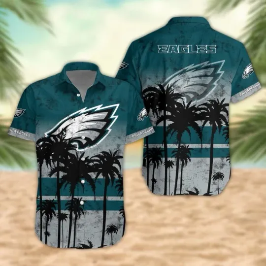 Discover Philadelphia Eagles Desert Sunset Hawaiian Shirt