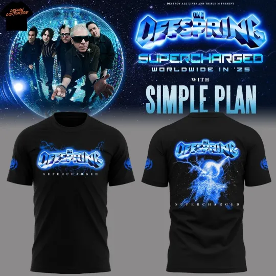 Discover The Offspring Supercharged In 25 Tour 3D T-Shirt