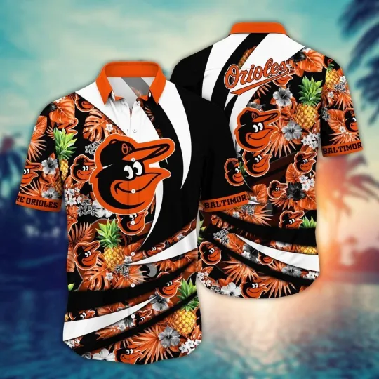 Discover Baltimore Baseball Team Orioless Hawaiian Button Down Shirt Unisex Adults S-5XL