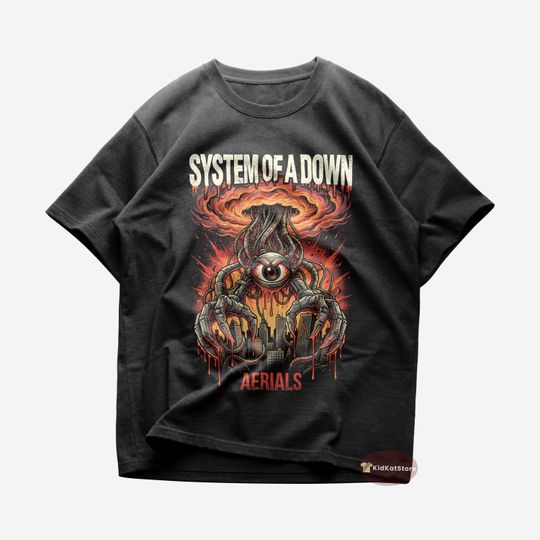 SYSTEM OF DOWN T-Shirt - Aerials- SYSTEM OF DOWN Merch - Unisex Metal Tee - Gift for Metal Lovers - Premium Music Apparel