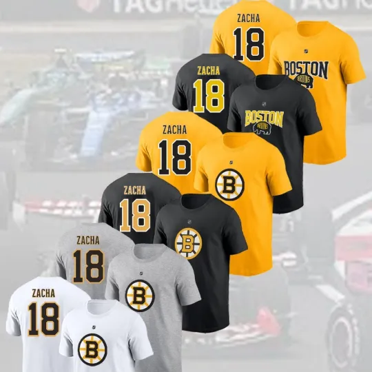 Discover 🔥HOT DEAL! Pavel Zacha #18 Boston Hockey Team Name & Number Gift For Fans