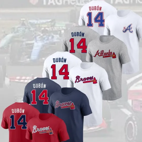 Mauricio Dubón #14 Atlanta Basball Name & Number Player Gift For Fans