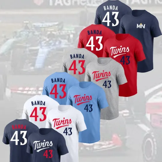 Discover 🔥NEW - Anthony Banda #43 Minnesota Basball Name & Number Player Gift For Fans