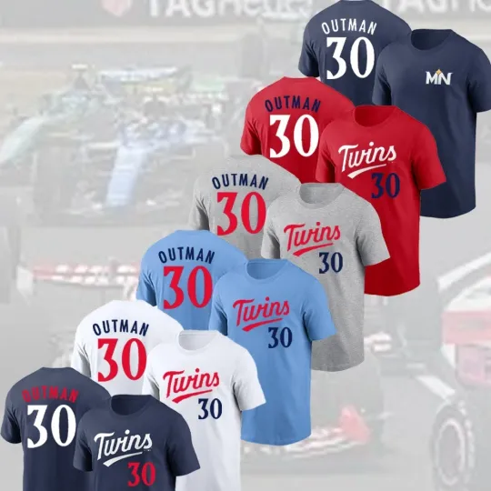 James Outman #30 Minnesota Basball Name & Number Player Gift For Fans