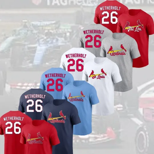 Discover 🔥NEW - JJ Wetherholt #26 St. Louis Basball Name & Number Player Gift For Fans