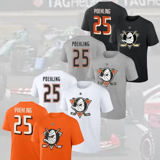 Discover 🔥FASTSHIP - Ryan Poehling #25 Anaheim Du Hockey Team Name & Number Player Gift