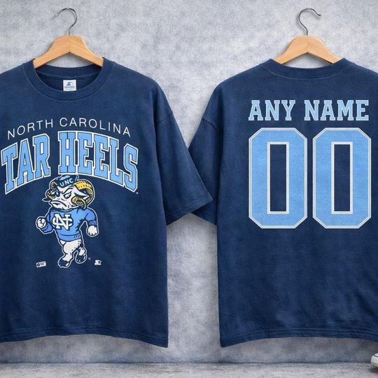 Personalized University of North Carolina Tar Heels Shirt , UNC Tar Heels Sweatshirt, North Carolina Shirt, North Carolina Hoodie