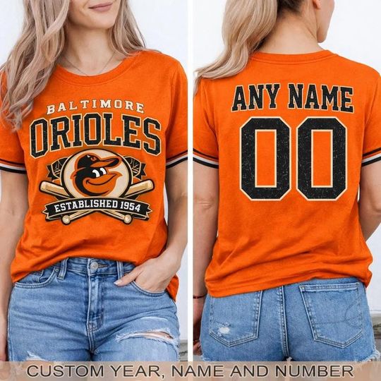 Customized Orioles T-Shirt, Orioles Mascot Shirt, Orioles Gameday Shirt, Orioles fan Shirt, Orioles Team Shirt, Retro Orioles shirt