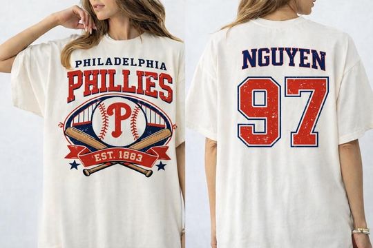 Discover Personalized  Philadelphia Baseball T-shirt | Philly Baseball Crewneck | Philly Hoodie, Philadelphia Philly T-Shirt, Philadelphia Sports Fan
