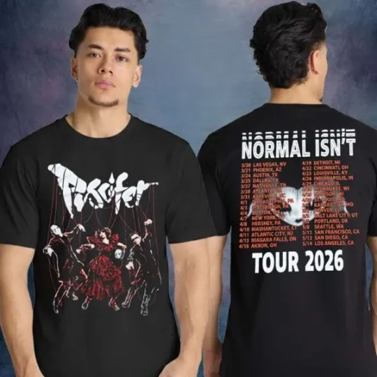 Discover Puscifer Merch Dallas Normal Isnt North American Tour 2026 T-Shirt