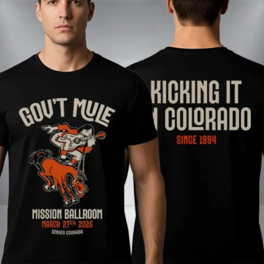 Discover Gov’t Mule Spring Tour 2026 Merch Tee On March 27 2026 T Shirt