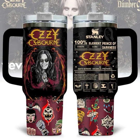New Popular Ozzy Osbourne  Tumbler 40oz Gift For Fans
