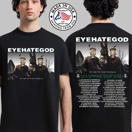 Discover Eyehategod The Time The Clock Ticking On US Spring Tour 2026 T-Shirt