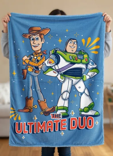 Discover Kids Cartoon Adventure Flannel Blanket Cozy Bed Sofa Throw